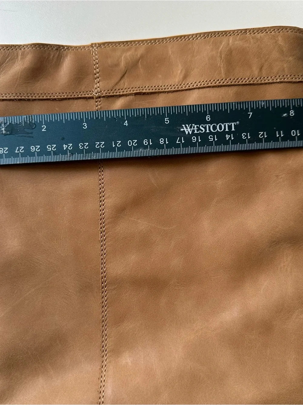 Steve Madden Women's Winnick Foldover Leather Knee High Boots Banana Leather 9.5